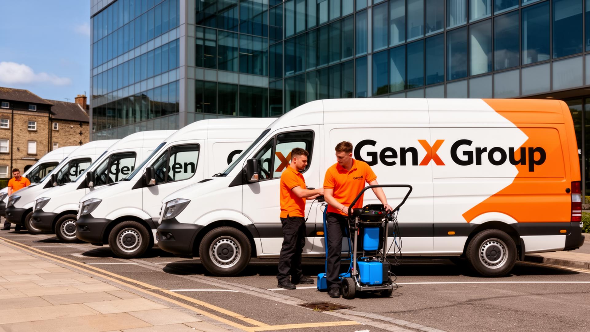 The GenX Group cleaning team